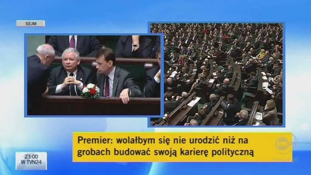Tusk: Nie zakrzyczycie prawdy! (TVN24)