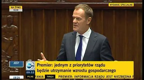 Tusk o inwestycjach w sektor energetyczny 