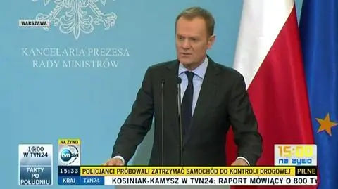 Tusk o Platformie Oburzonych: trochę nienaturalny zlepek