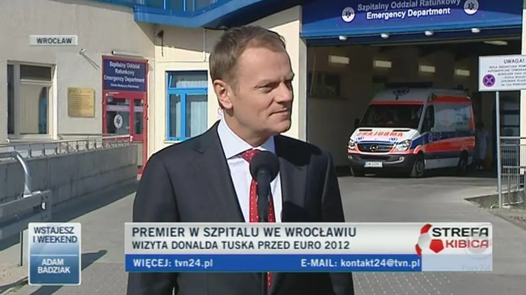 Tusk o "pojednaniu" ze Schetyną. (TVN24)