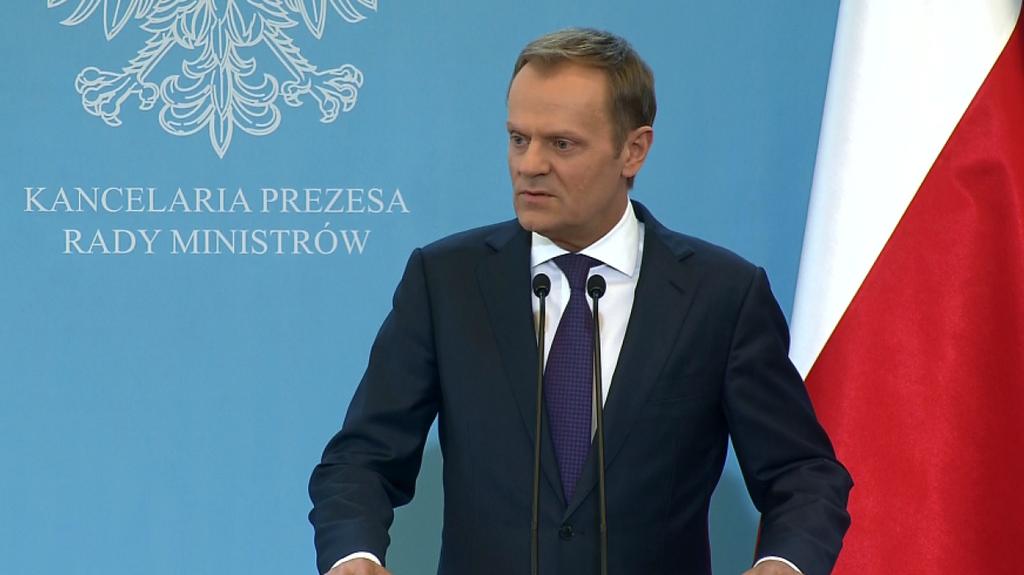 Tusk o powodach dymisji Gowina 