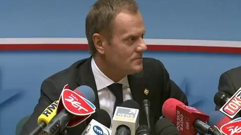Tusk o słowach Kaczyńskiego: ręce i spodnie opadają