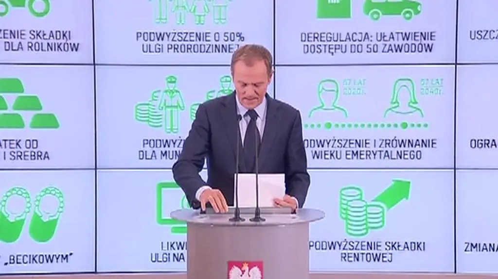 Tusk: obiecuję, że skończymy przed skokiem