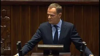 Tusk: opozycja zachowuje się w sposób dwuznaczny