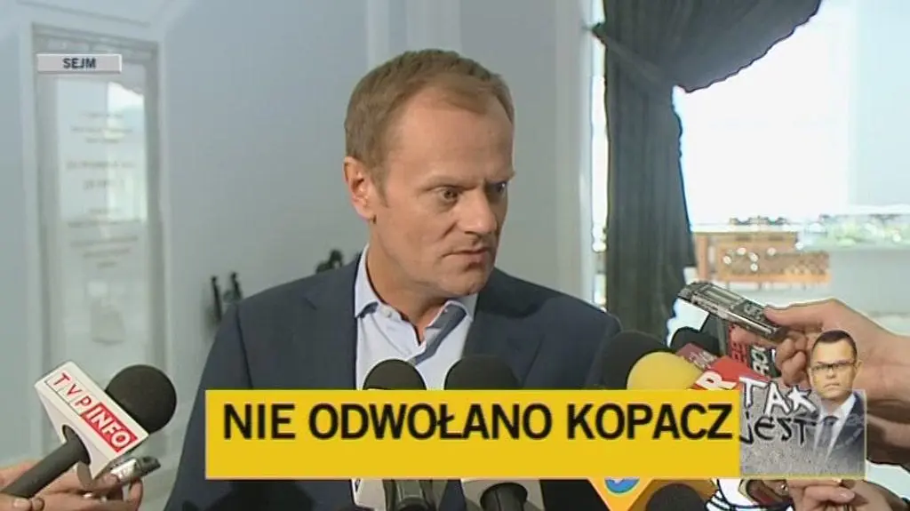 Tusk: pretensje były miałkie i bez przekonania