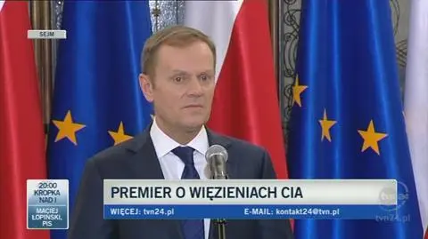 Tusk: prokuratura powinna być ostrożna (TVN24)