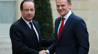 Tusk w Paryżu chwali i wspiera Francuzów