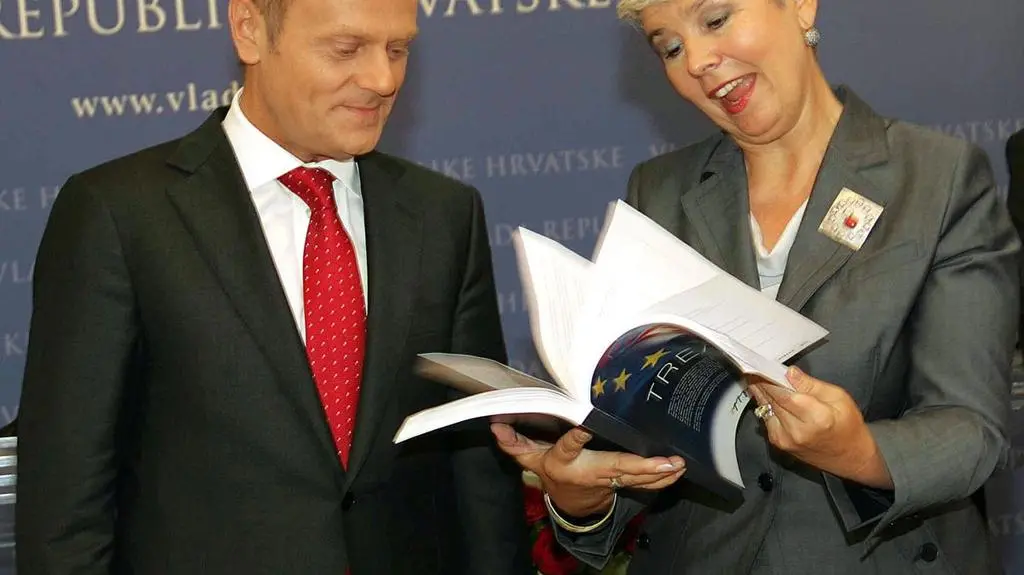 Tusk z wizytą w Zagrzebiu