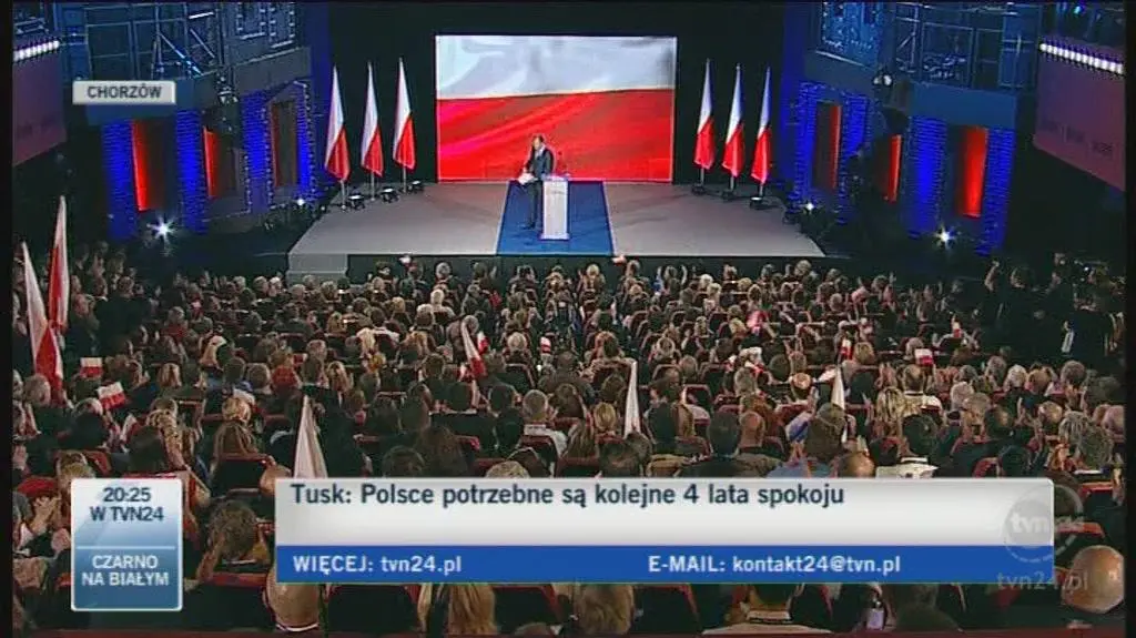Tusk zachęcił do głosowania na PO (TVN24)