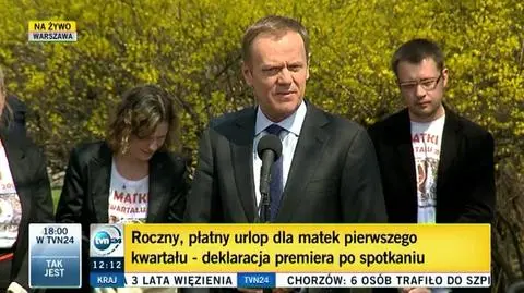 Tusk zapowiada pakiet społeczny