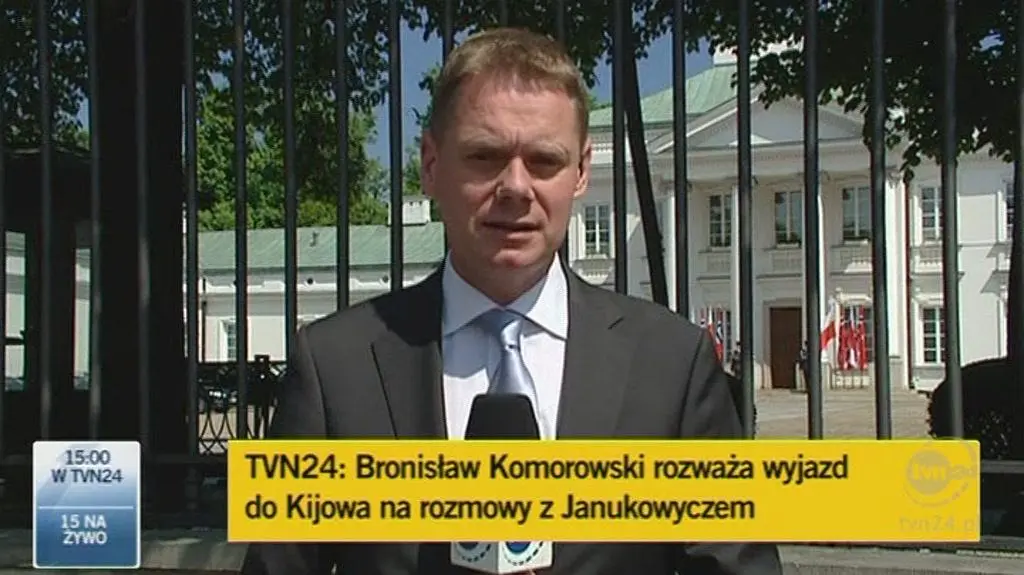 TVN24: możliwy wyjazd Komorowskiego na Ukrainę