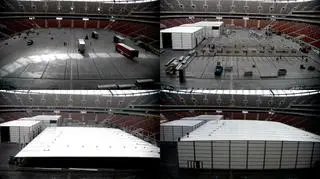 Tydzień prac w pół minuty. Stadion Narodowy zmienia się na Szczyt Klimatyczny