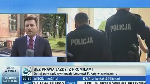 "Uczynny" pijany kierowca 