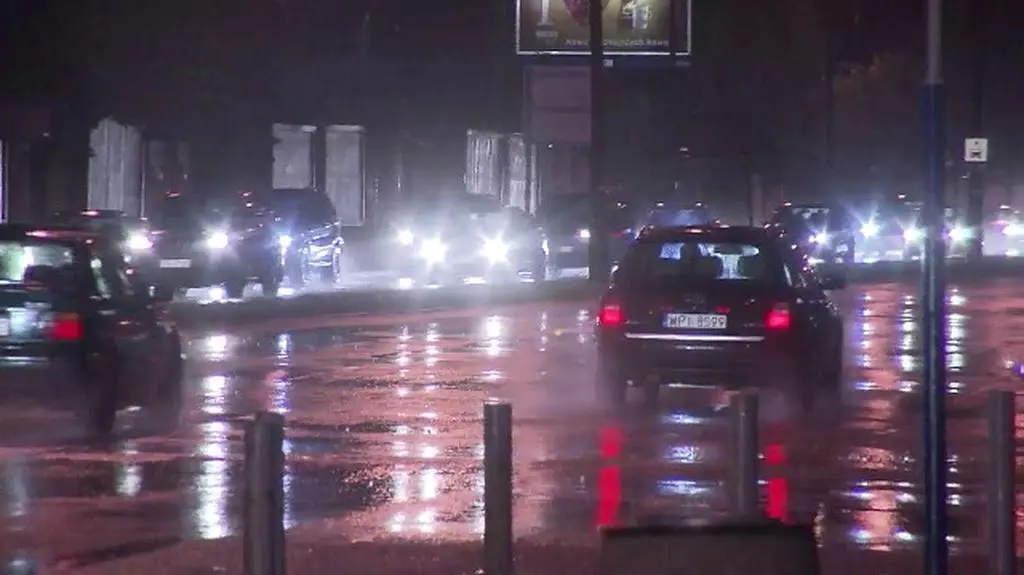 Ulewa w Warszawie
