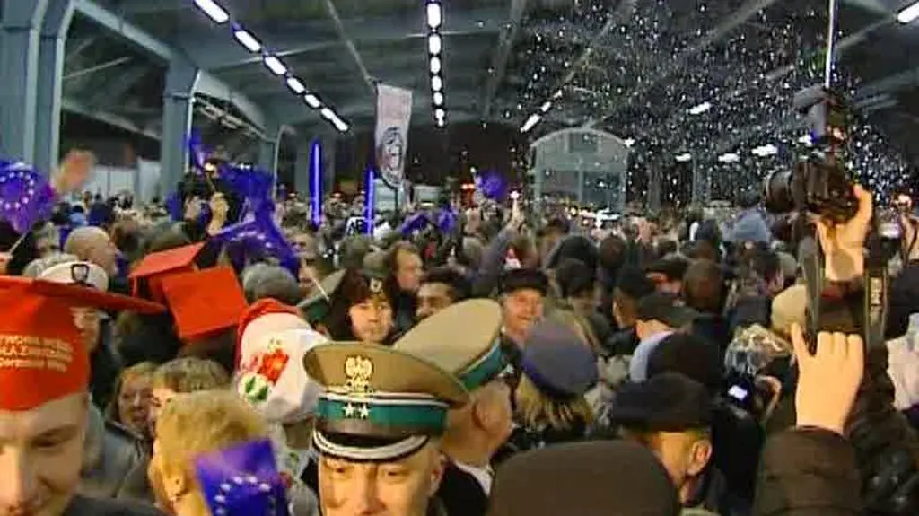 Uroczystości na granicy z Niemcami