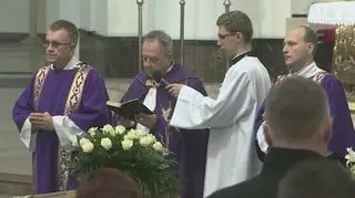 Uroczystości pogrzebowe rodziny Kmiecików