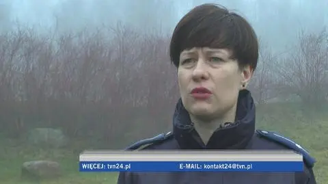 W lesie koło Ostródy policjanci znaleźli poszukiwany helikopter