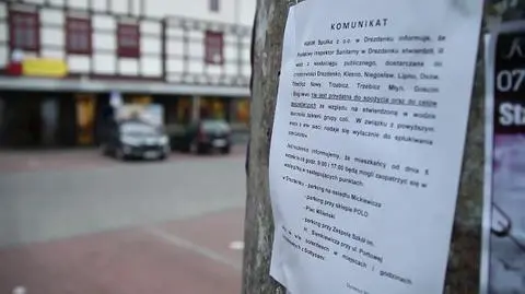 W sklepach zaczyna brakować wody 