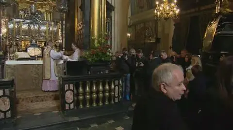 W uroczystościach na Wawelu wzięli udział m.in. Jarosław Kaczyński i córka pary prezydenckiej Marta Kaczyńska