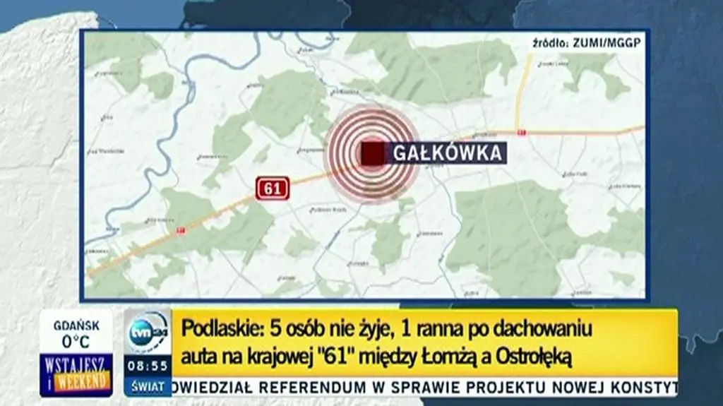 W wypadku zginęło 5 osób