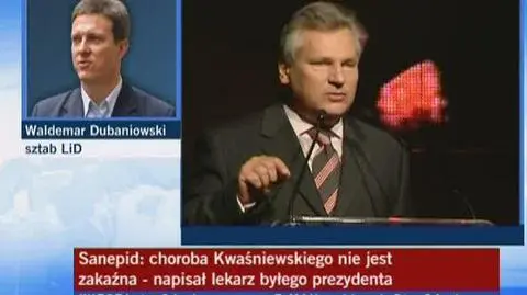 Waldemar Dubaniowski uważa, że Sanepid został użyty do celów politycznych