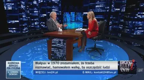 Wałęsa o SB (TVN24)