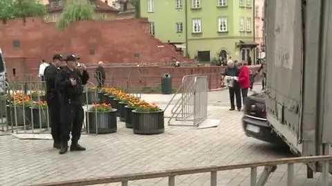 Warszawa: Przygotowania do wizyty Obamy
