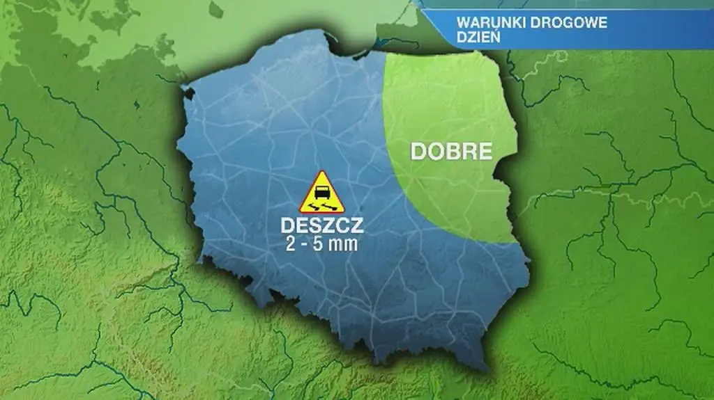 Warunki drogowe w czwartek 09