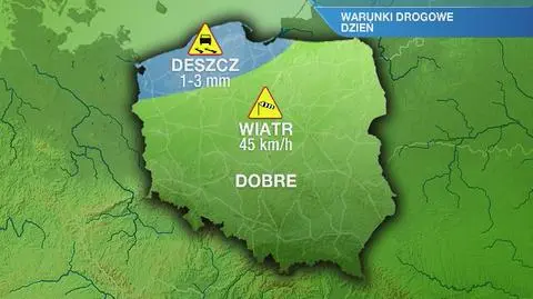 Warunki drogowe w niedzielę 12