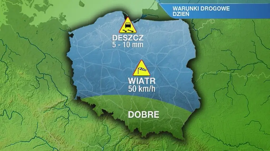 Warunki drogowe w piątek 10.01