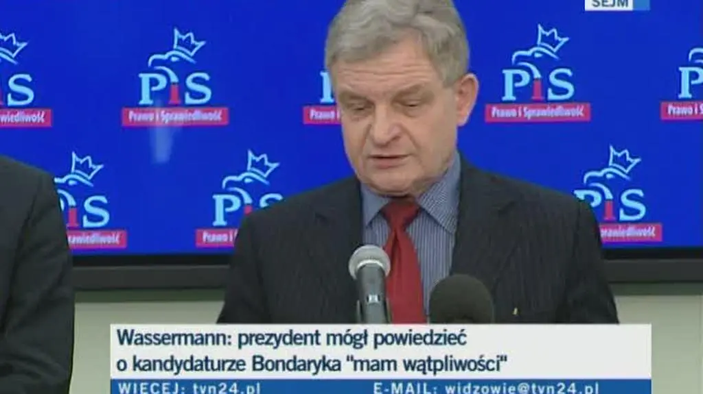 Wasserman: areszt konieczny, gdy jest obawa mataczenia