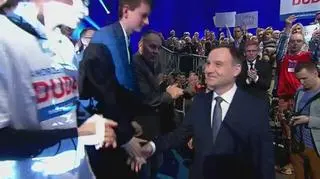 Wejście Andrzeja Dudy