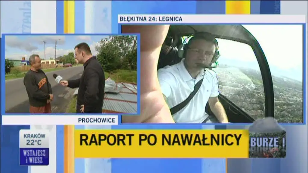 Wiatr zwiał psa/TVN24