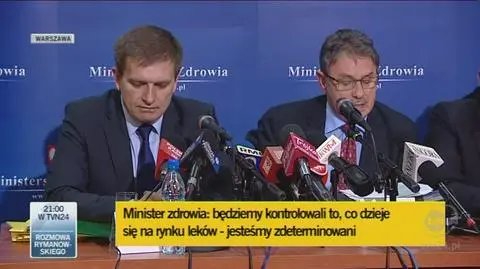 Wiceminister zdrowia o insulinach (TVN24)