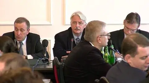 Witold Waszczykowski na posiedzieniu komisji spraw zagranicznych