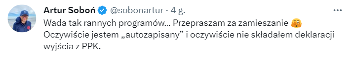 Aktualnie czytasz: Czy wiceminister zapisał się do PPK? "Przepraszam za zamieszanie"