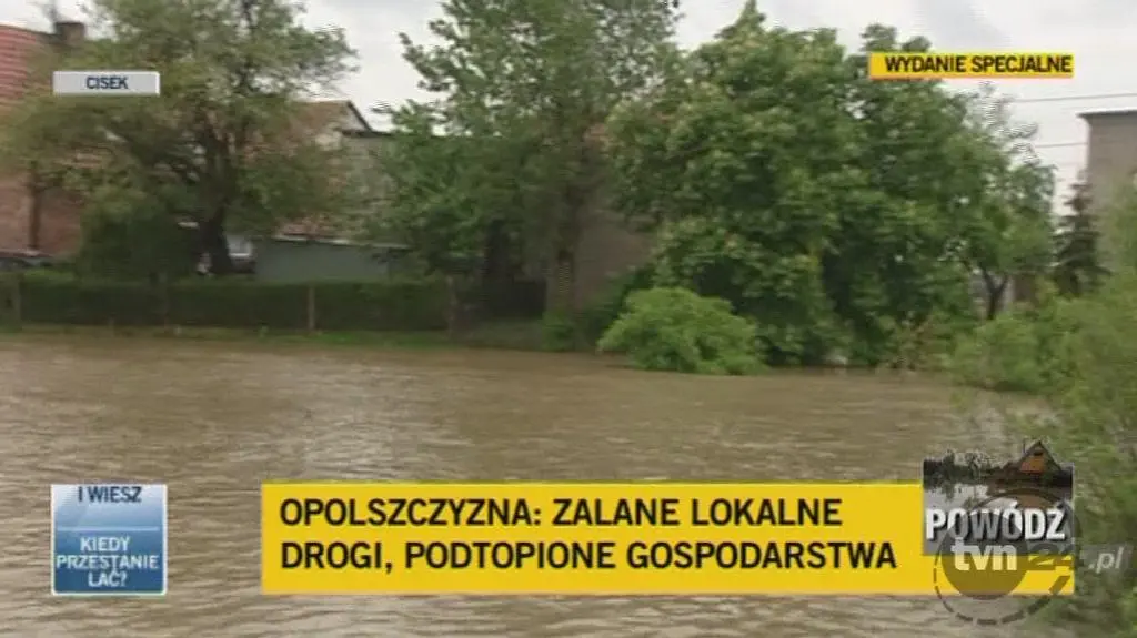 Woda zalała Cisek