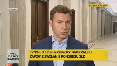 Wojciech Olejniczak jest gotowy porzucić PE (TVN24)