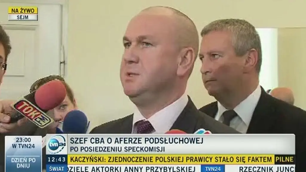 Wojtunik: CBA nie posiadało informacji o podsłuchach