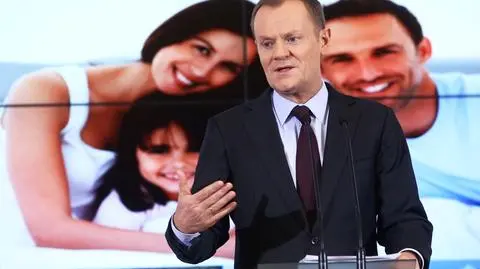 Wpadka premiera ze zdjęciem. Zamiast polskiej rodziny Irlandczycy