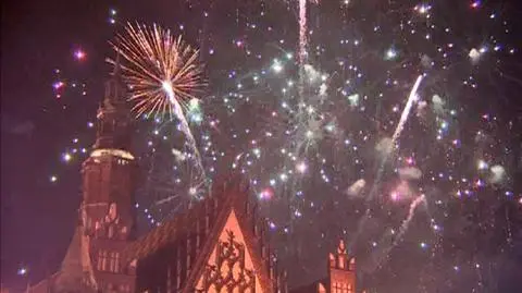 Wrocław przywitał Nowy Rok