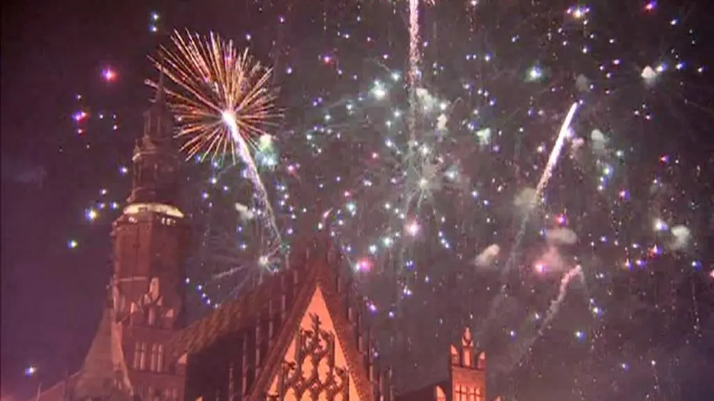 Wrocław przywitał Nowy Rok