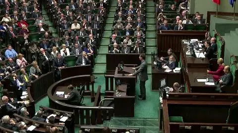 Wrzawa w Sejmie podczas debaty o aborcji