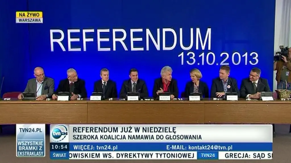 Wspólna konferencja zwolenników referendum