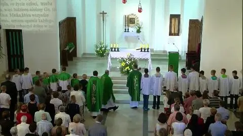 Wspólna msza św. odprawiona w Jasienicy przez ks. Grzegorza Chojnickiego i ks. Wojciecha Lemańskiego 