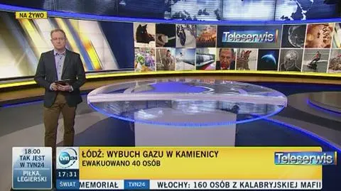Wybuch gazu w łódzkiej kamienicy. Trzy osoby ranne