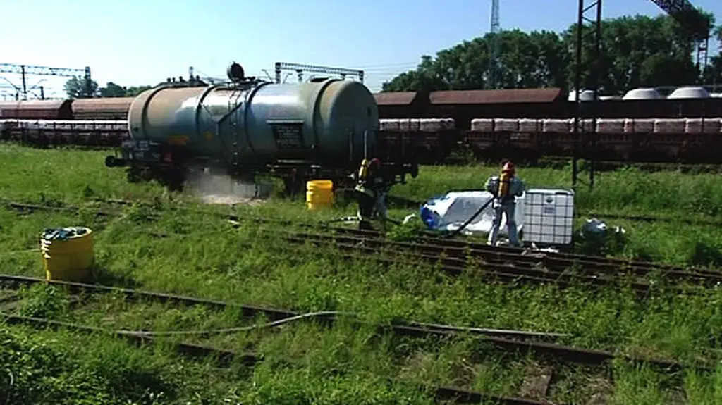 Wyciek kwasu solnego w Opolu