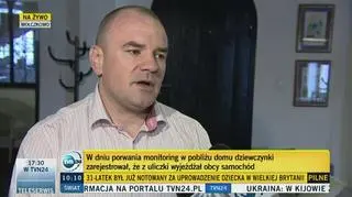"Wyjechał bardzo agresywnie". Właściciel monitoringu o porwaniu 10-letniej Mai 