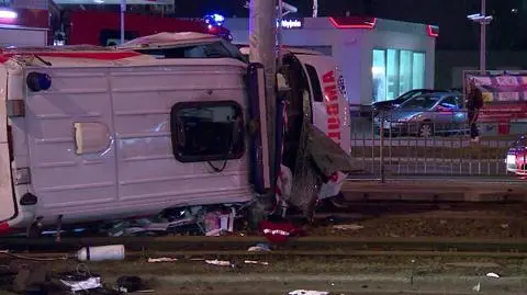 Wypadek karetki we Wrocławiu