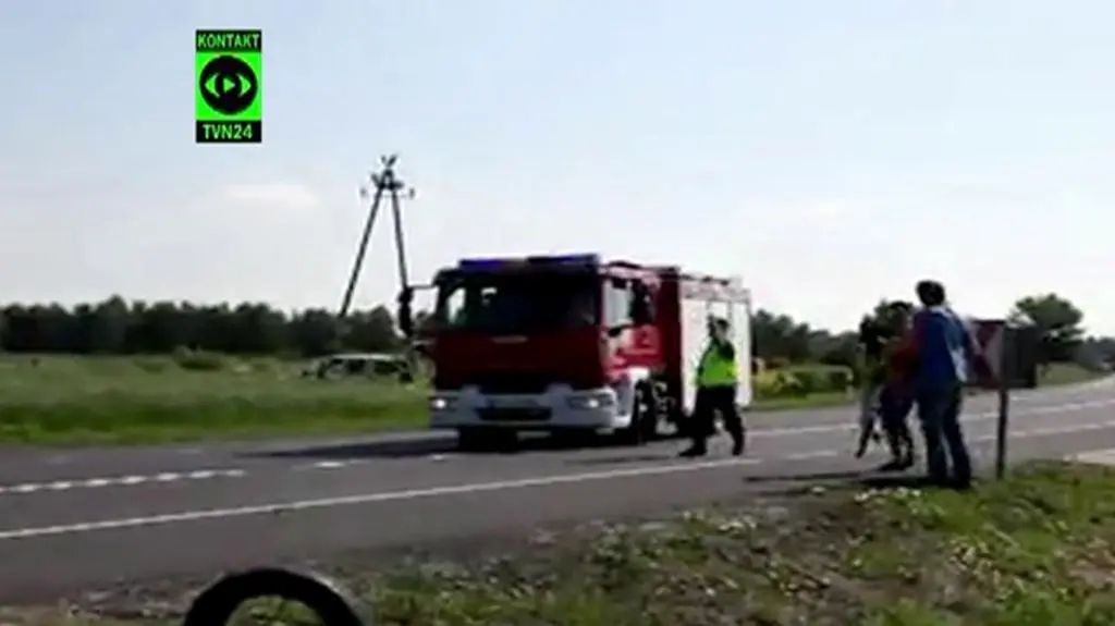Wypadek w miejscowości Chorzyna